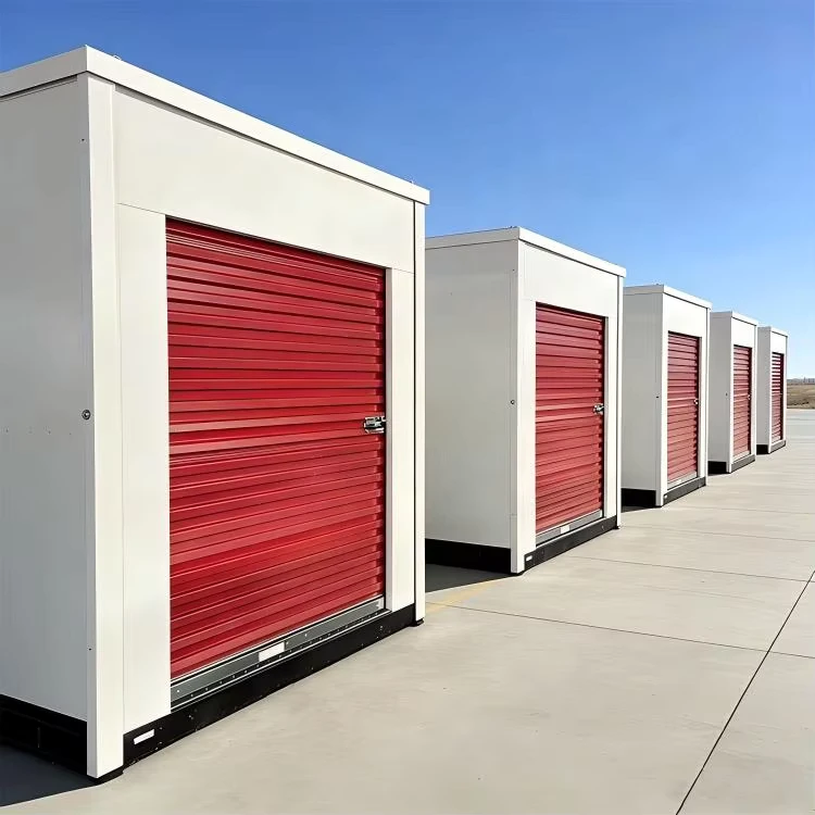 GreBox 8F x 20F Customizable Outdoor Mobile Storage Units Self Storage Container with 1 End Roll-up Door