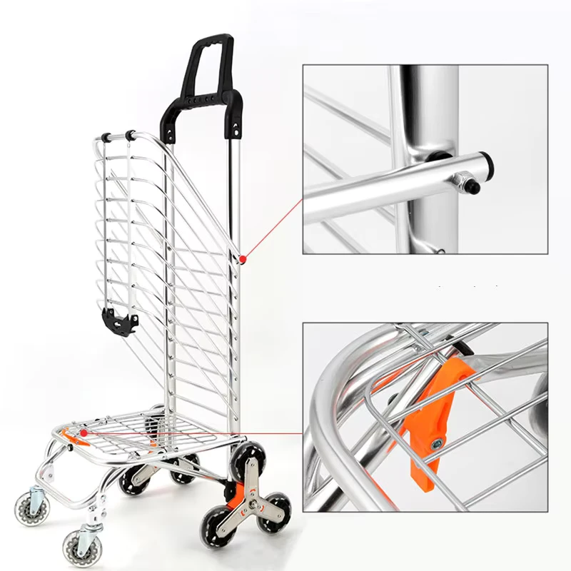 Guangzhou Manufacture Worldwide Household Personal Supermarket Shopping Cart Trolley