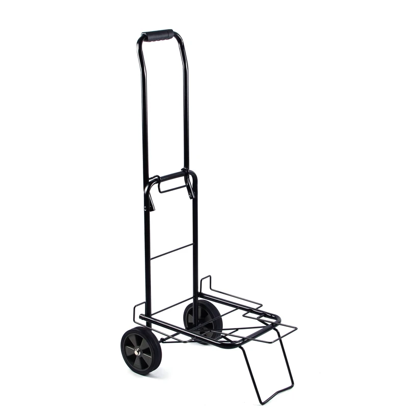 H1ZP Shopping Trolly Cart Foldable Trolley Luggage Cart High Quality Small Shopping Cart