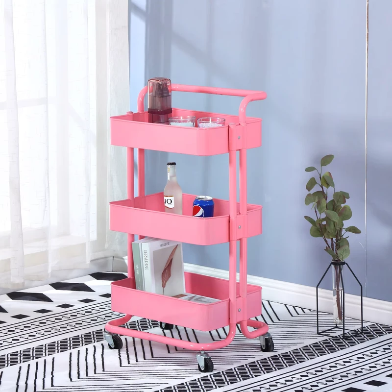 Hair Salon Beauty Salon Barber Trolley for Barber Shop Hairdressing Station Salon Trolley Cart