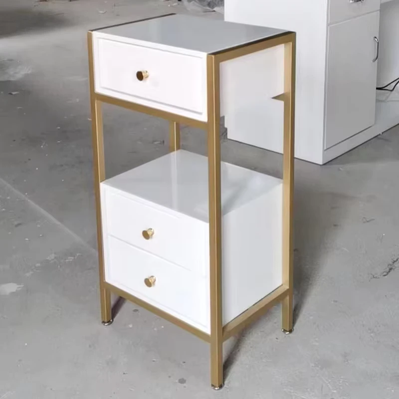 Hair Salon Cabinet With Drawers Hair Beauty Trolley Nail Beauty Trolley for Sale QZ Y908
