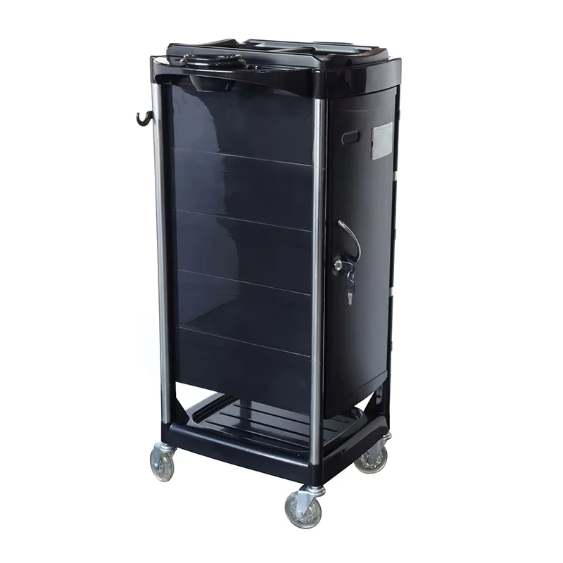 Hair Salon Furniture Hairdressing Storage Trolley Beauty Salon Rolling Trolley Cart Spa