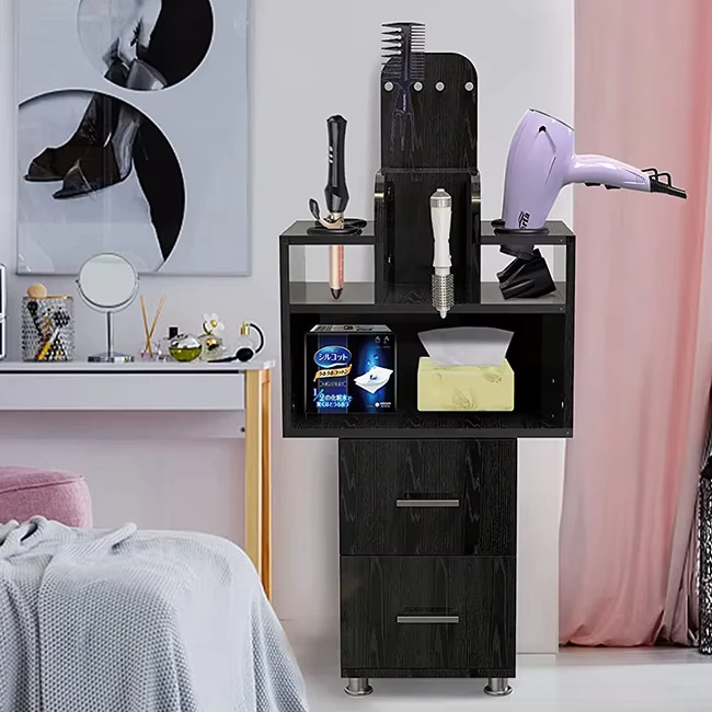 Hair Stylist Barber Beauty Salon Station Styling Equipment Pedicure Trolley Salon Storage Cabinet for Home Bedroom Warehouse Use