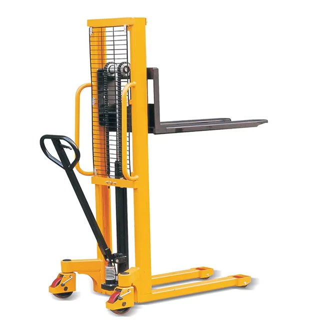 Hand Fork Lift 1.5t Manual Stacker 3000kg Explosion proof Hand Pallet and Manual Stacker Lifter Machine Forklift Manual 80mm