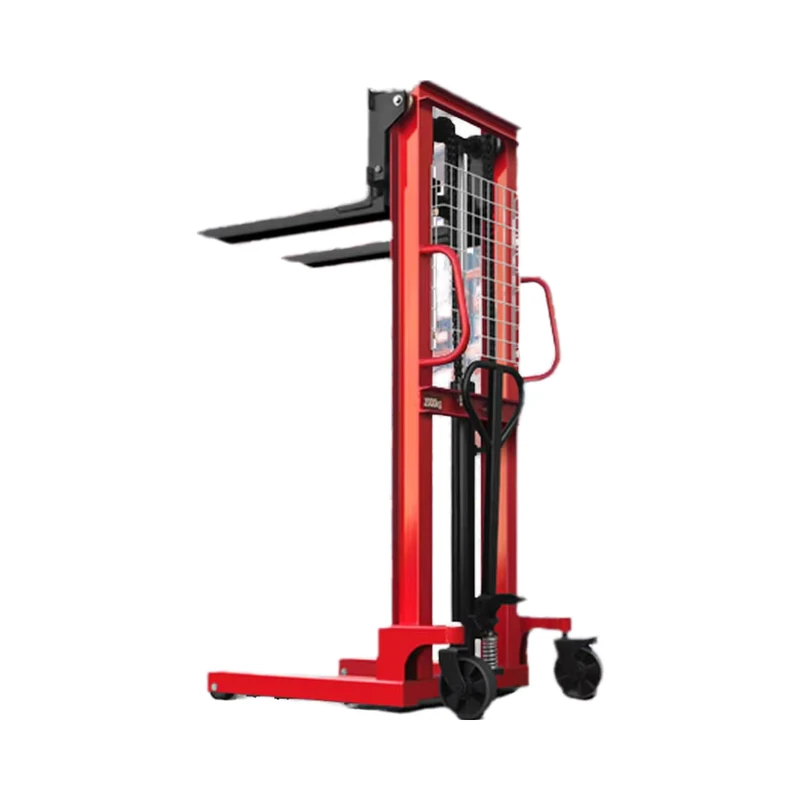 Hand Fork Lift 1t 1.5t 2t 3t Manual Stacker 3000kg Explosion proof Hand Pallet and Manual Stacker Lifter Machine Forklift