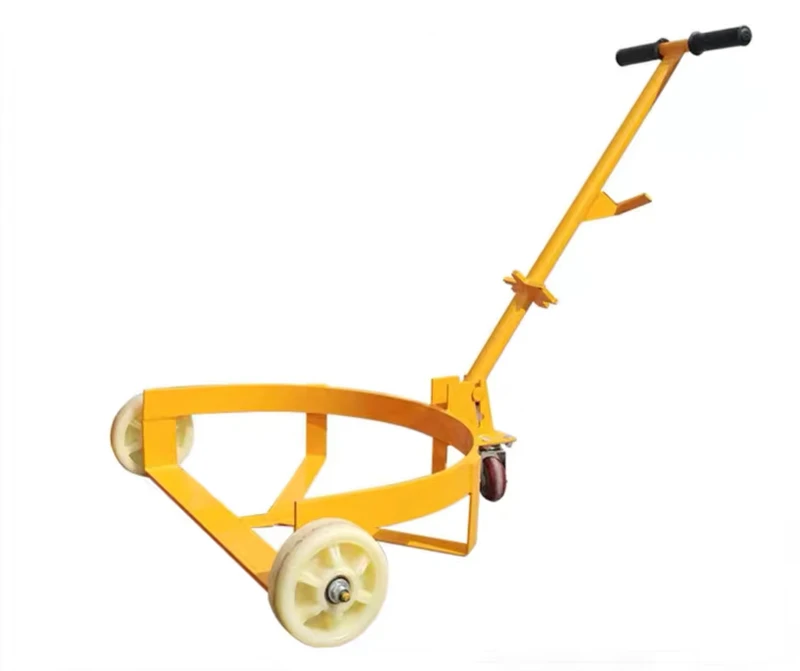 Hand Hydraulic Oil Drum Truck 500kg Push Cart Wheelbarrow Manual Pallet Truck Hydraulic Trolley