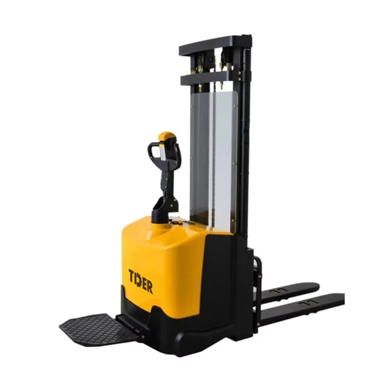 Hand Manual Forklift 2 Ton Electric Pallet Stacker Lift for Flexible Operation