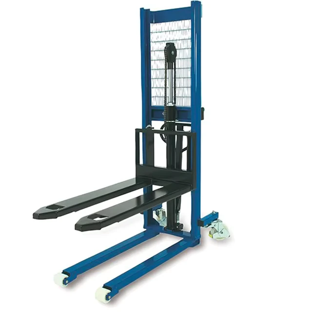 Hand Pallet Lifts Forklift 2000kg 2 Ton Manual Hydraulic Stacker with Adjustable Forks