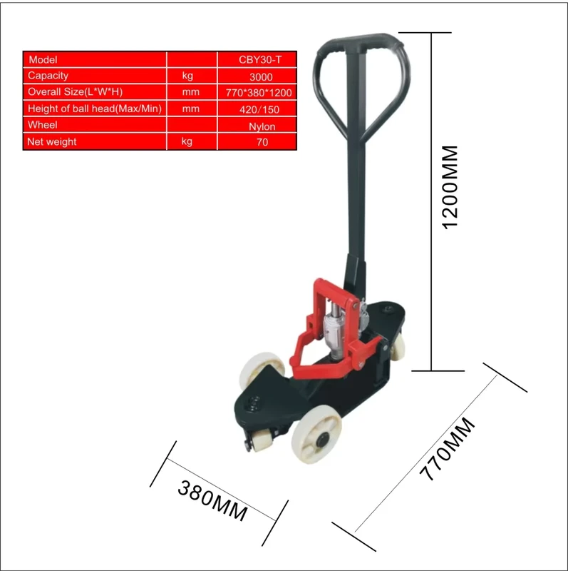 Hand Pull Electric Tractor Trucker Small Hand Tractor Trolley