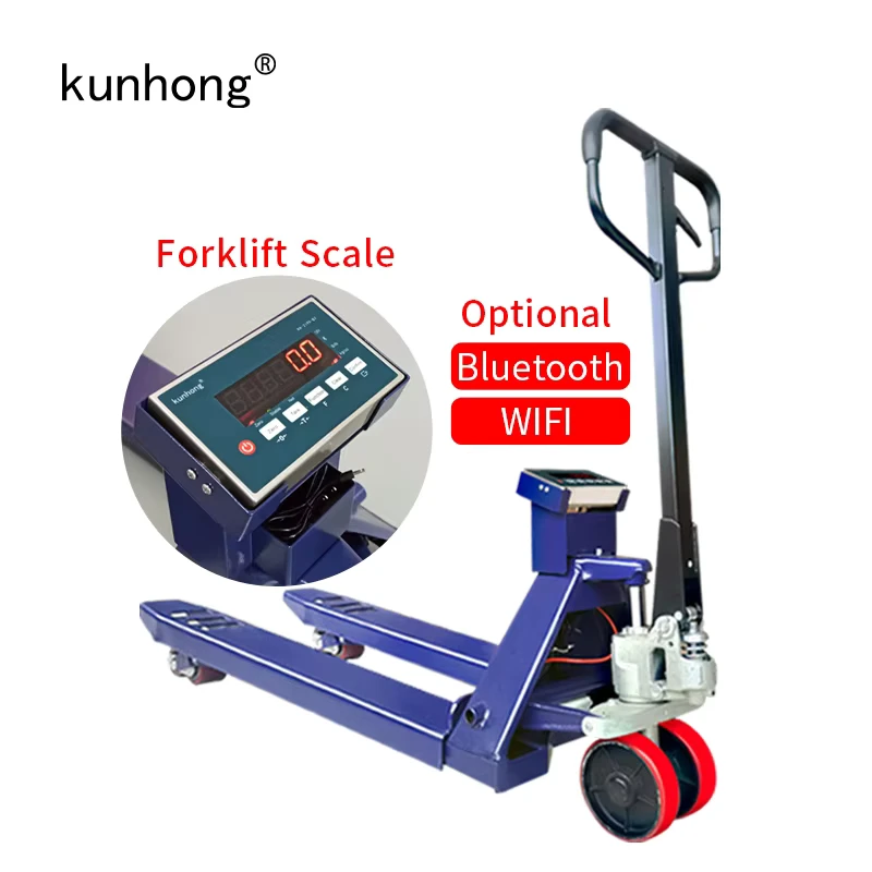 Hand Scale Hydraulic Pallet Manual Electric Manual 3000kg Electronic Pallets 2ton with 3ton 1.5 Forklift Jack Scale Pallet Jack