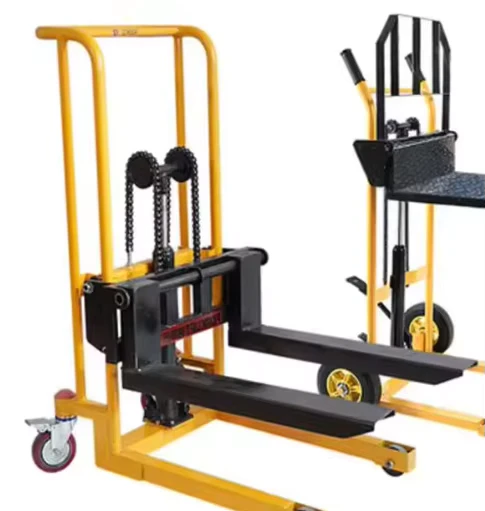 Hand Stacker Mini Model High Quality Manual Forklift 200KG 0.9M