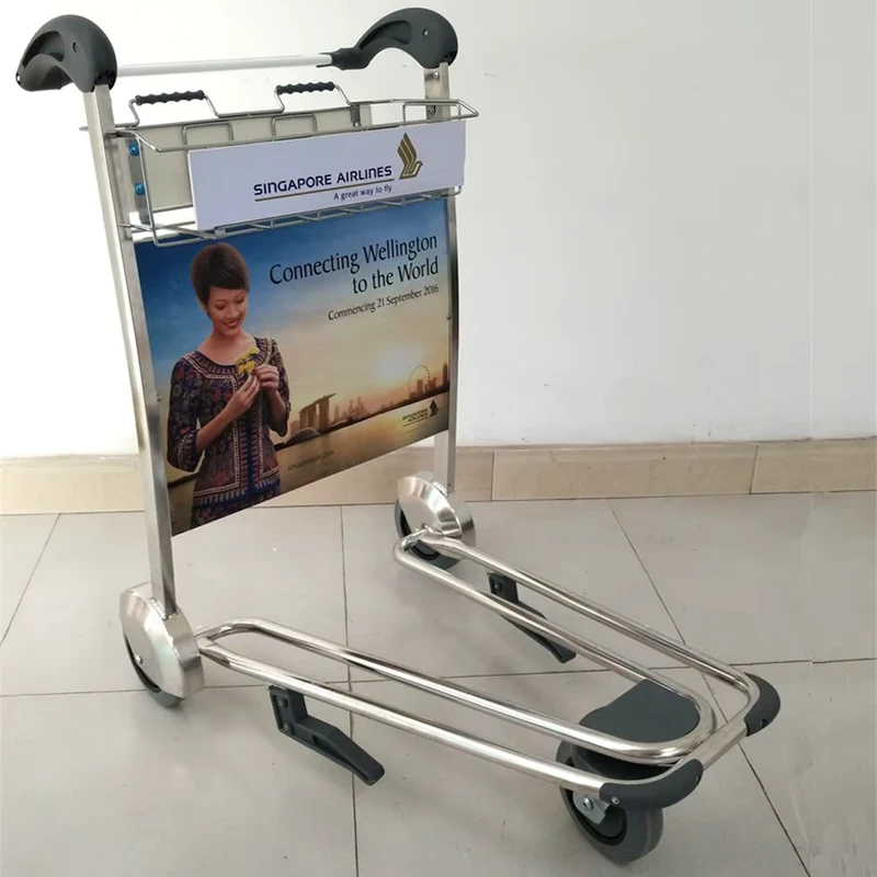 Hand Transport Brakes Baggage Airport Carts Luggage Airline Carts
