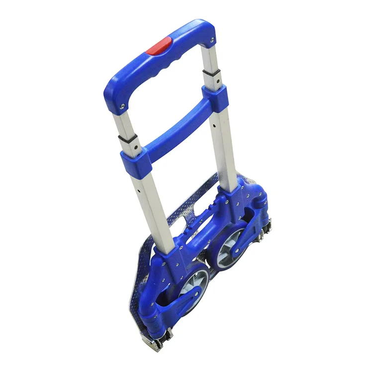 Hand Trolley Cart Foldable Shopping Aluminum Handling Trolley 70KG