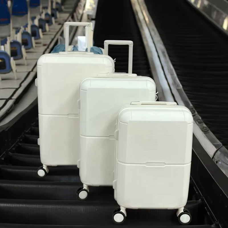 Hardside Travel Luggage Sets PP Suitcase with Wheels Trolley Valise De Voyage for Easy Traveling