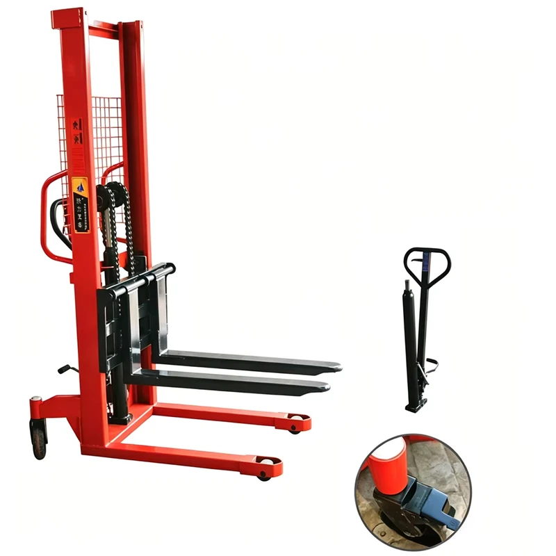 Heavy Duty 3 Ton Hand Pallet Truck Manual Forklift Jack with Reinforced Steel Frame for Industrial Lifting