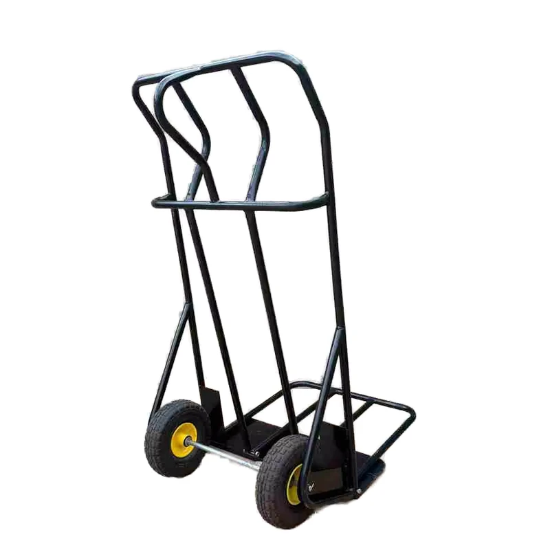 Heavy Duty 350kg Load Capacity 2 Wheel Inflatable Hand Trolley Durable Steel Platform Trucks Home Use Shopping Storage Tools OEM