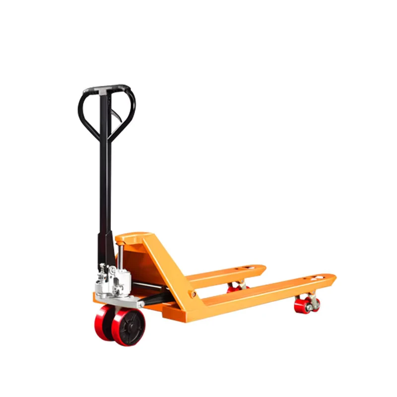 Heavy Duty 5500LBS Steel Pallet Jack Commercial Pallet Truck Hand Actuation Lift Drive Fork Dimensions