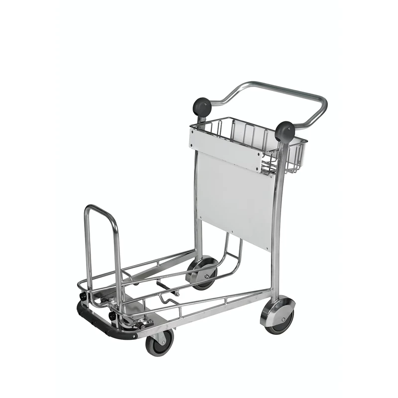 Heavy Duty Airport Trolley Stainless Steel with a Load Capacity