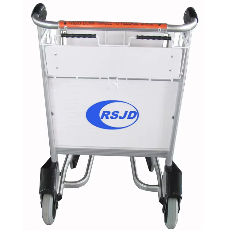 Heavy Duty Aluminium Alloy Airport Luggage Trolley for Airport Use