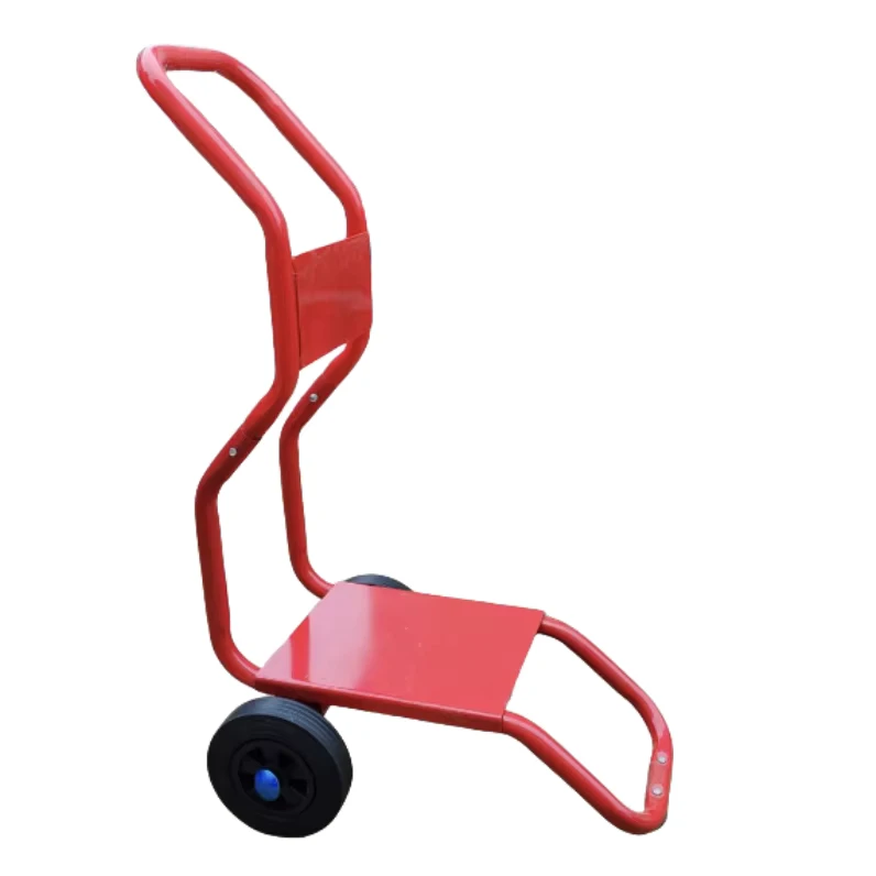 Heavy Duty Cold Rolling Steel Double Solid Wheel Platform Hand Trolley 100kg Capacity OEM High Pressure Surface Cleaner Tools