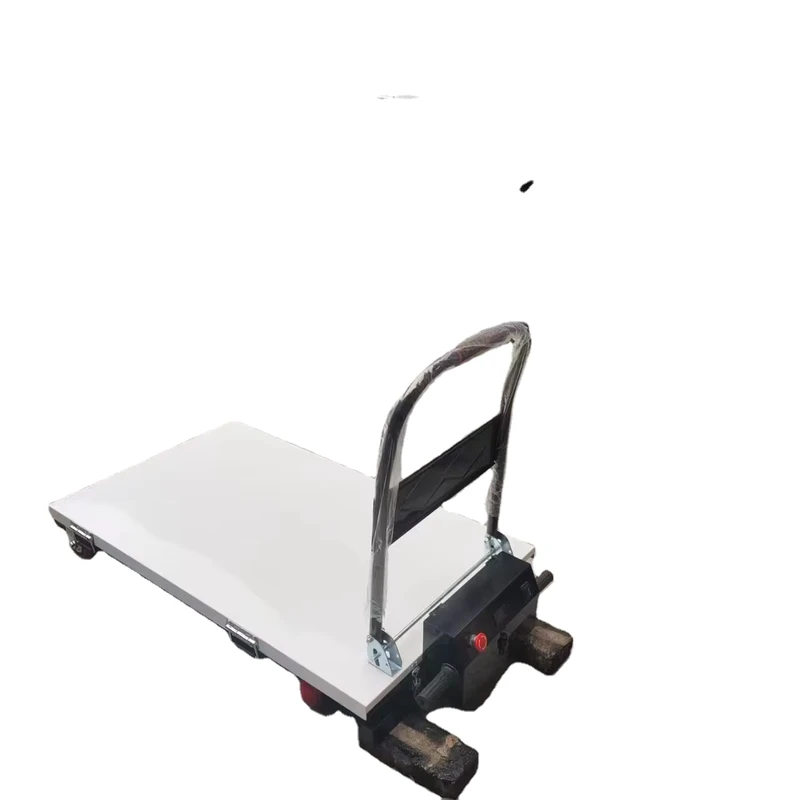 Heavy Duty Electric Cargo Hand Lift Trolley Portable Electric Powered Selfloading Hand Carts Trolleys