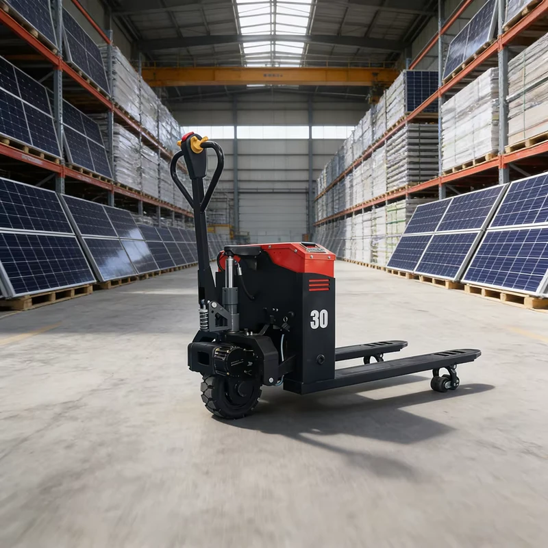 Heavy Duty Electric Pallet Truck with Warranty CE Certified ISO Standard for Warehouse Material Handling