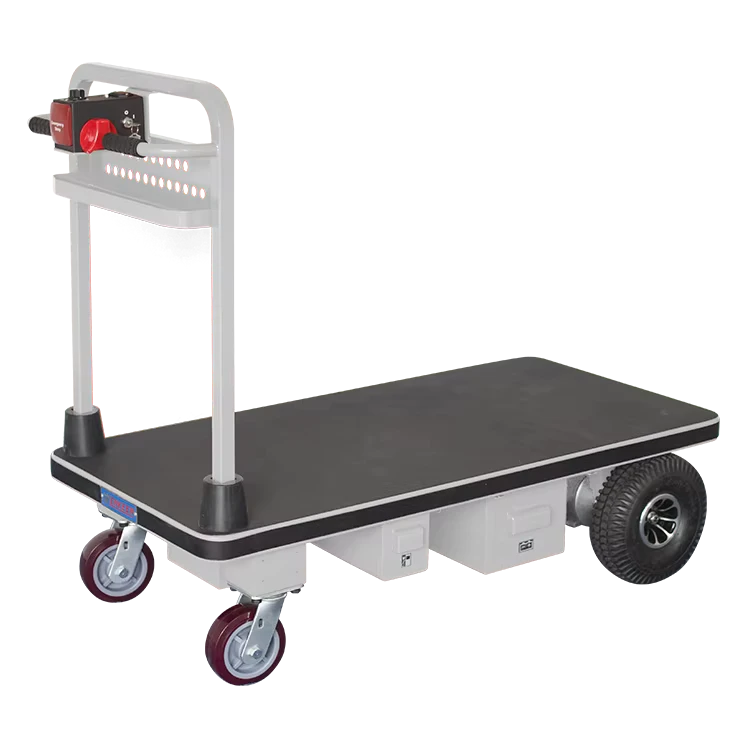 Heavy Duty Electric Trolley Cart Metal Hand Cart for Agricultural Household Farming Electric Transport Trolley