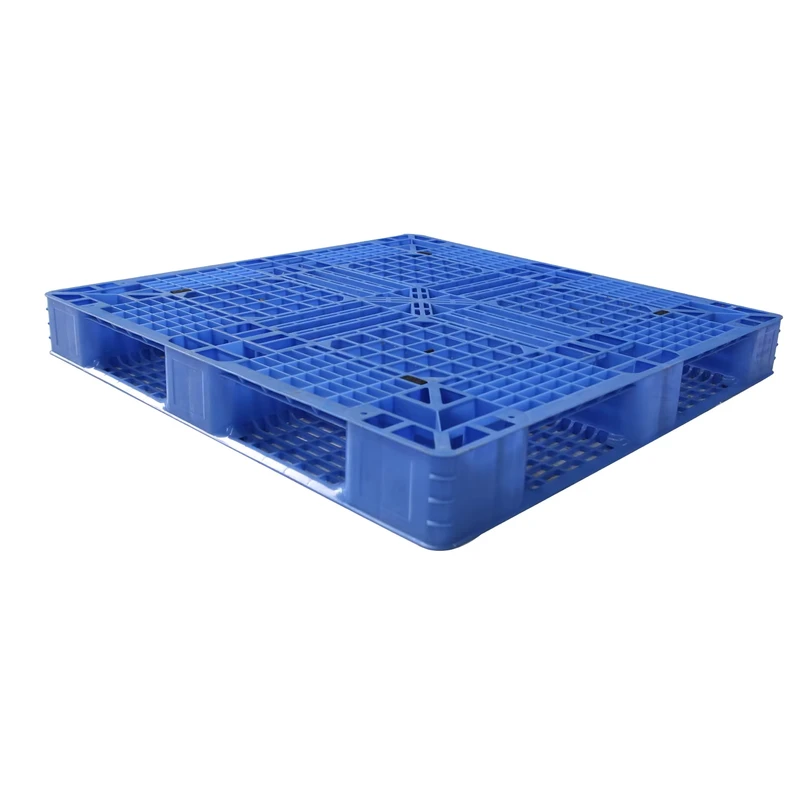 Heavy Duty Euro Pallet Light Stackable HDPE Food Grade Mesh Grid Grilled Matrix Six Runners 4 Way Entry Eco friendly 1.0T