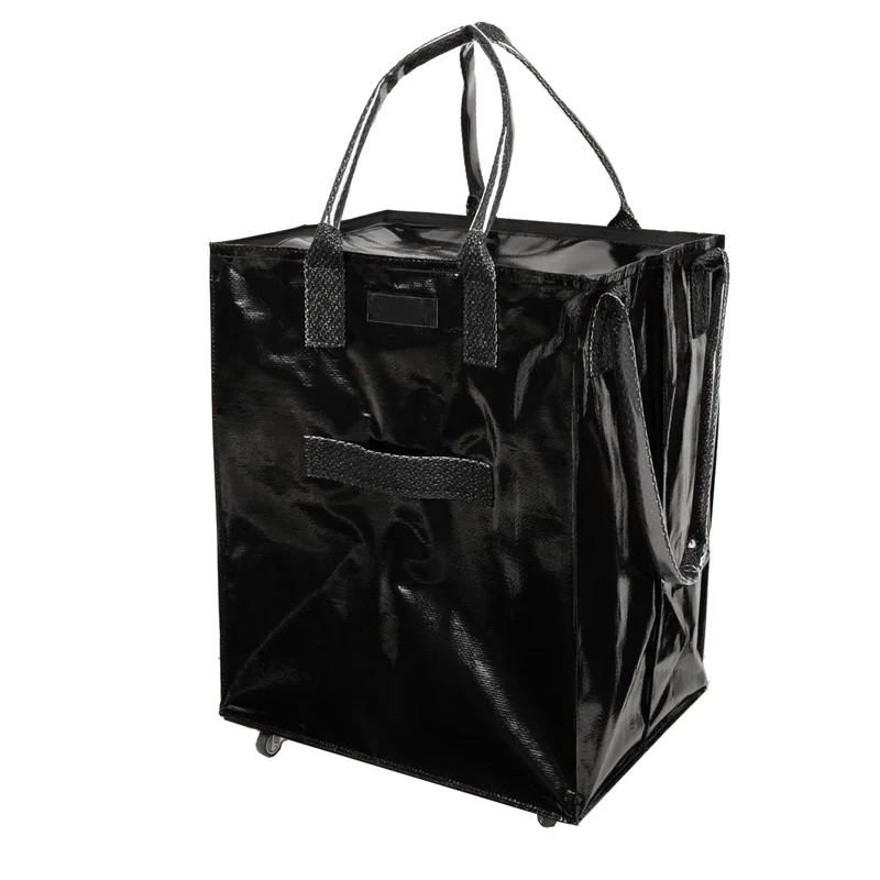 Heavy Duty Folding Shopping Trolley Bag Large Capacity Rolling Luggage Cart for Grocery Travel Camping Outdoor Use