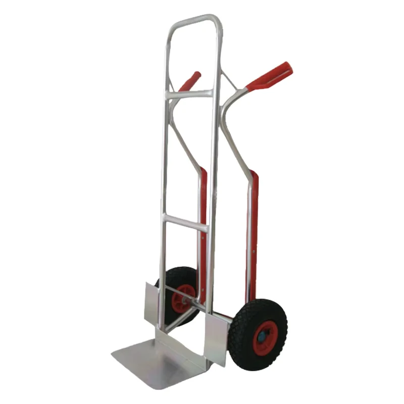 Heavy Duty HT1878 Steel Transport Hand Truck Trolley Portable Industrial Metal Hand Cart 110kg Load Capacity 3.00 4 Inch