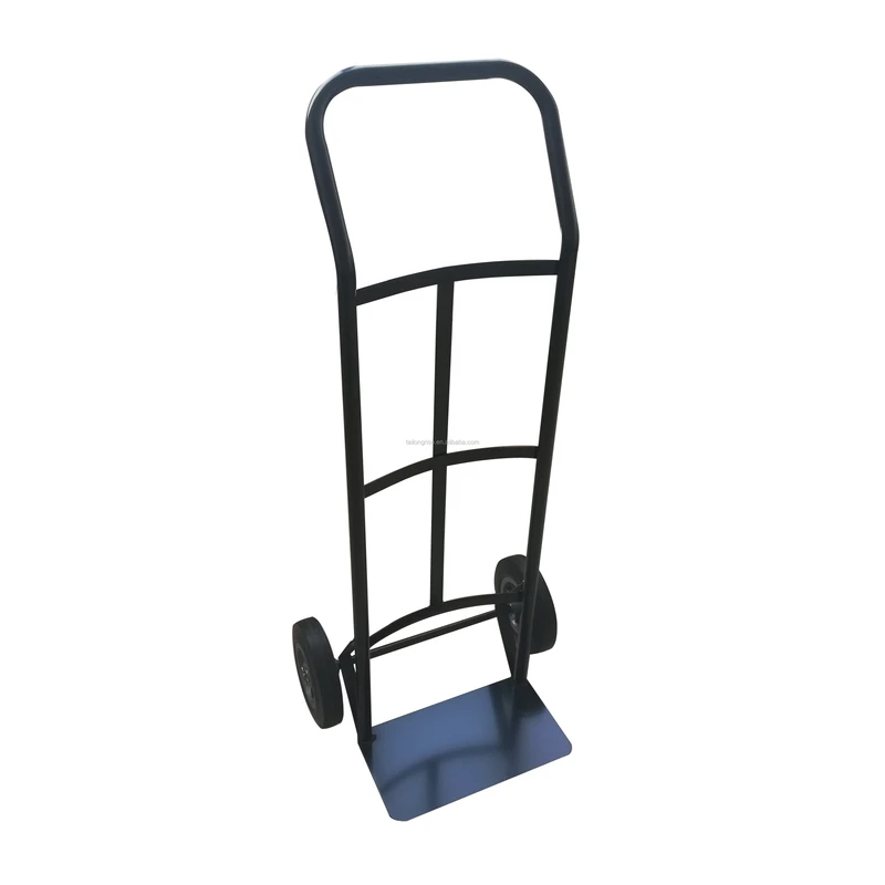 Heavy Duty Hand Truck Trolley Cart Metal Steel Hand Truck with Two Wheels for Warehouse Industrial Gas Cylinder