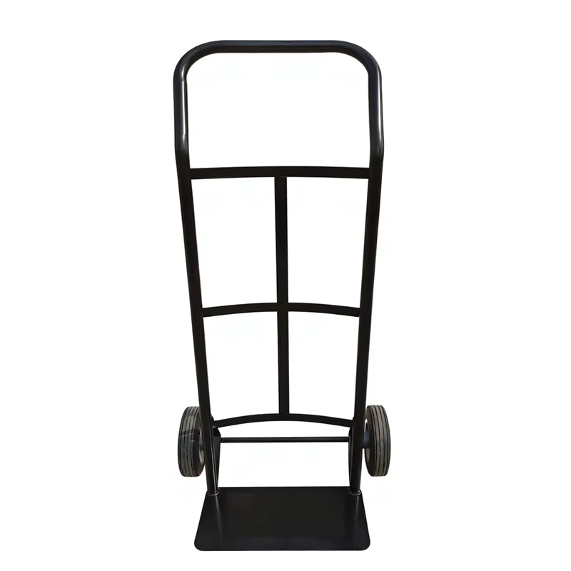 Heavy Duty Hand Truck Trolley Cart Metal Steel Hand Truck with Two Wheels for Warehouse Industrial Gas Cylinder