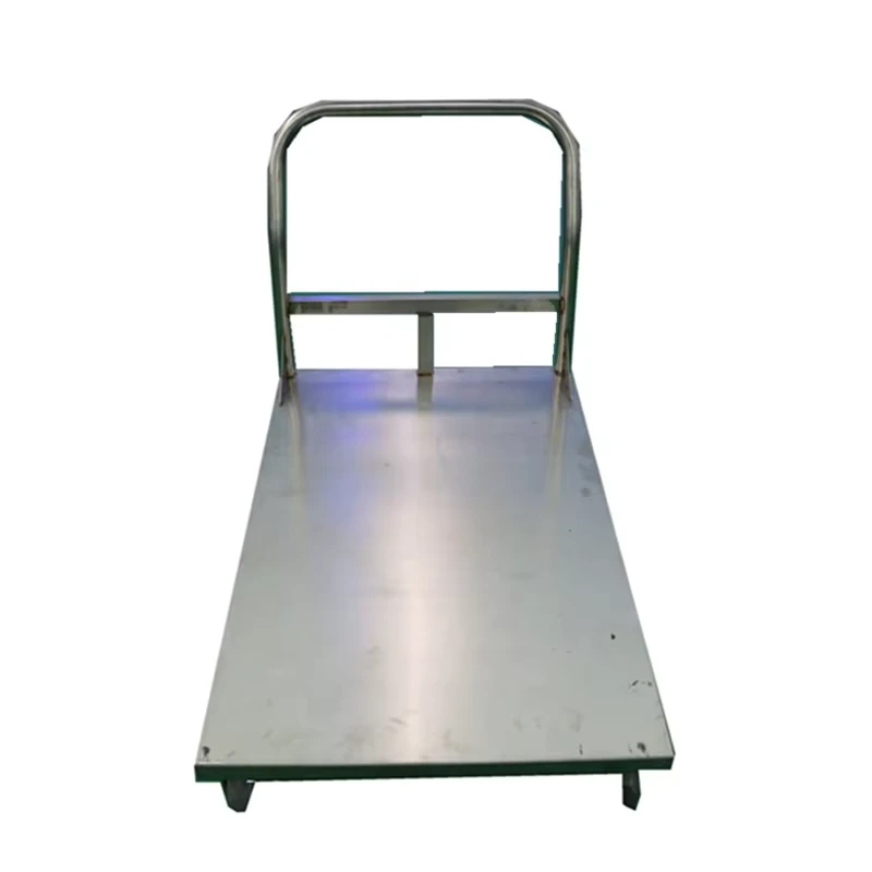 Heavy Duty Handcart Stainless Steel Handcart Trolley for Restaurant Commercial Kitchen and Food Processing Industry
