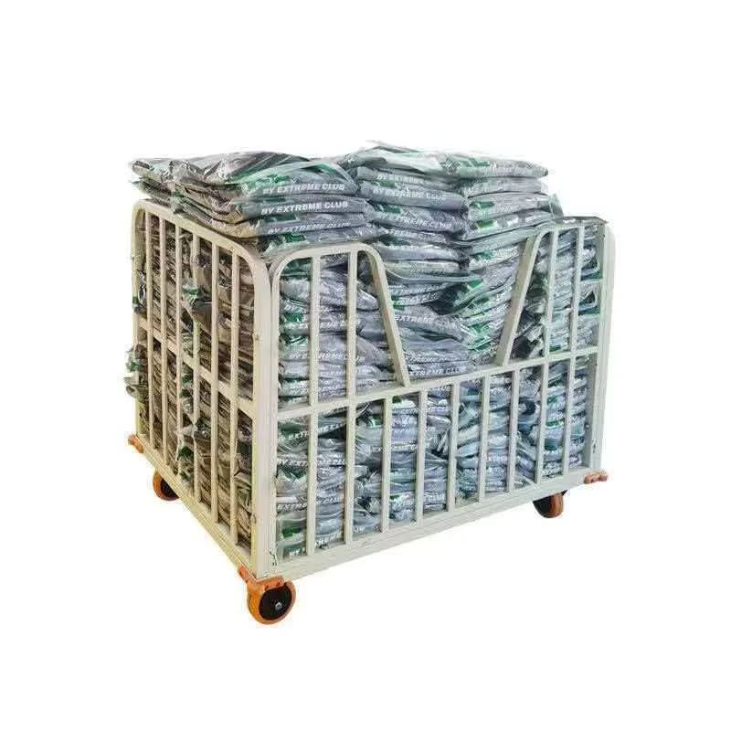Heavy Duty Logistics Cage Trolley Roll Container L1200xW800xH850mm for Warehouse Storage Cargo Transport
