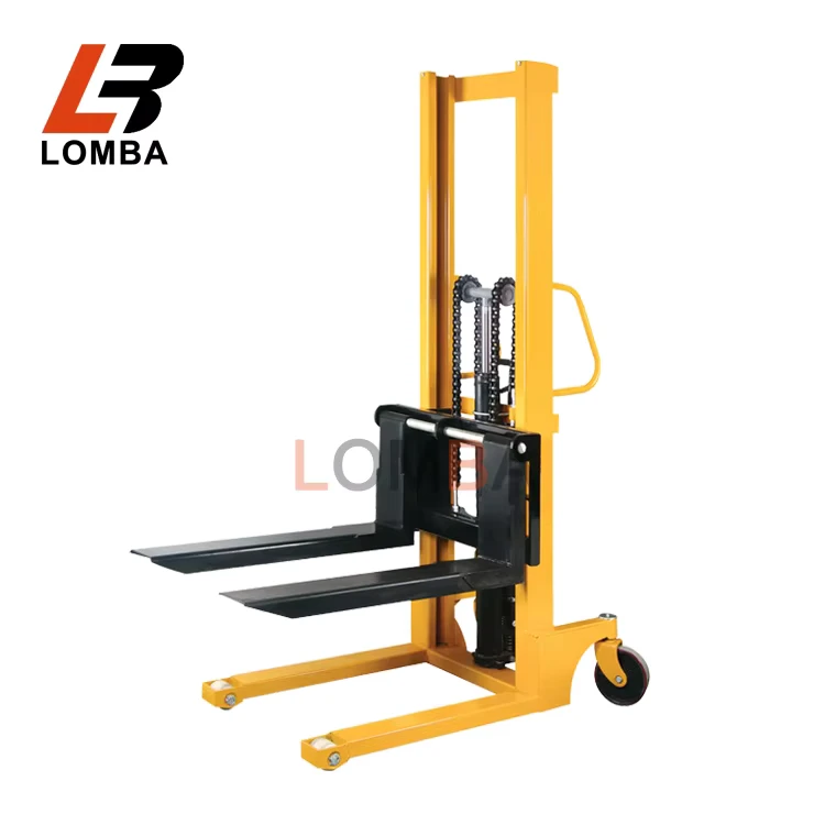 Heavy Duty Manual Hydraulic Stacker Hand Pallet Stacker for Warehouse Material Handling