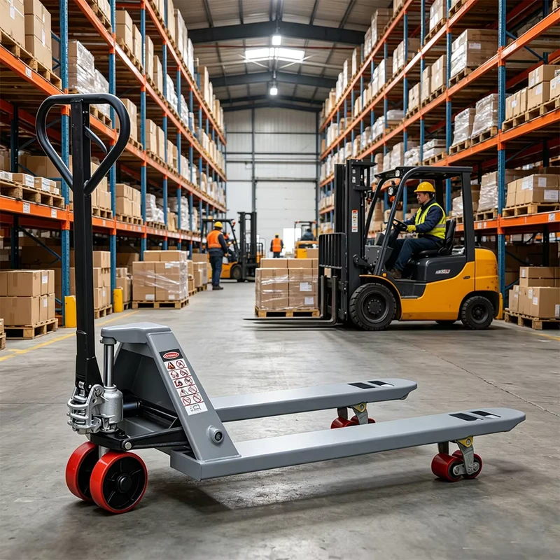 Heavy-Duty Manual Pallet Jack Truck Warehouse Material Handling Pallet Truck