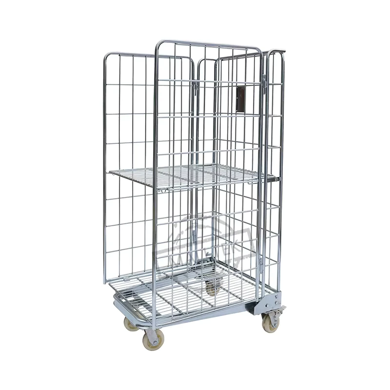 Heavy Duty Merchandiser Logistic Trolley Supermarket Transport Roll Container