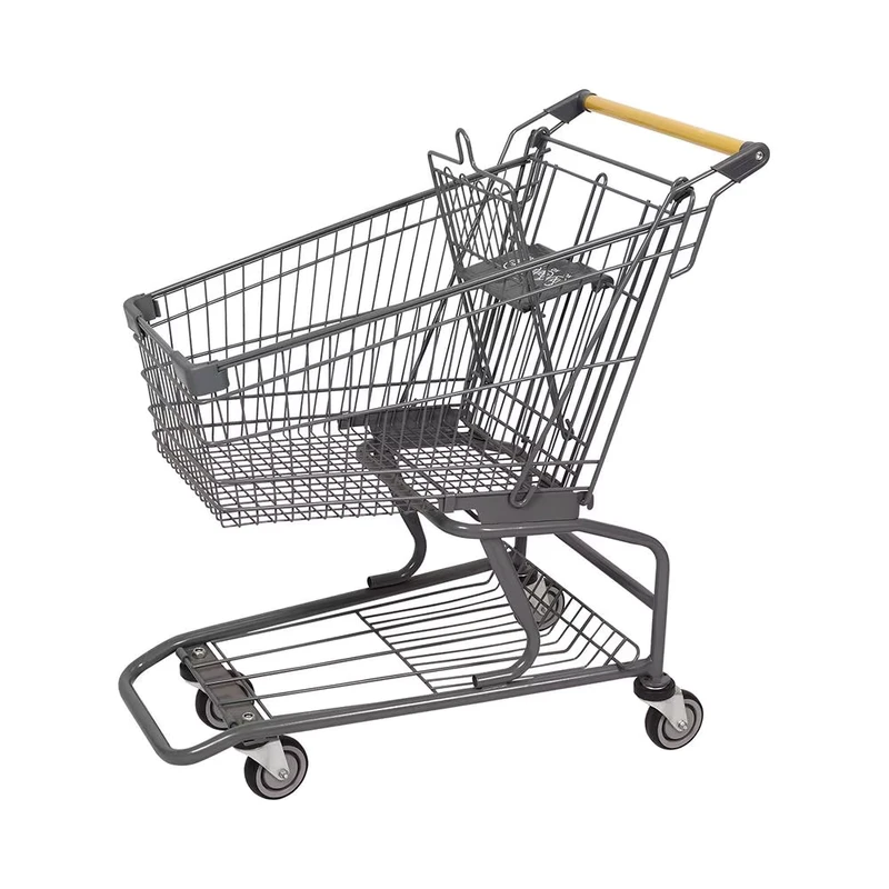 Heavy Duty Metal Shopping Trolley Cart Collapsible Shopping Cart