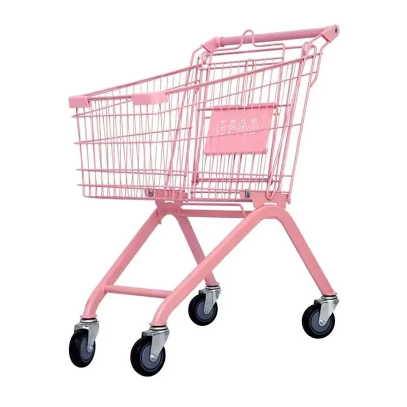 Heavy Duty Metal Shopping Trolley Cart Collapsible Shopping Cart