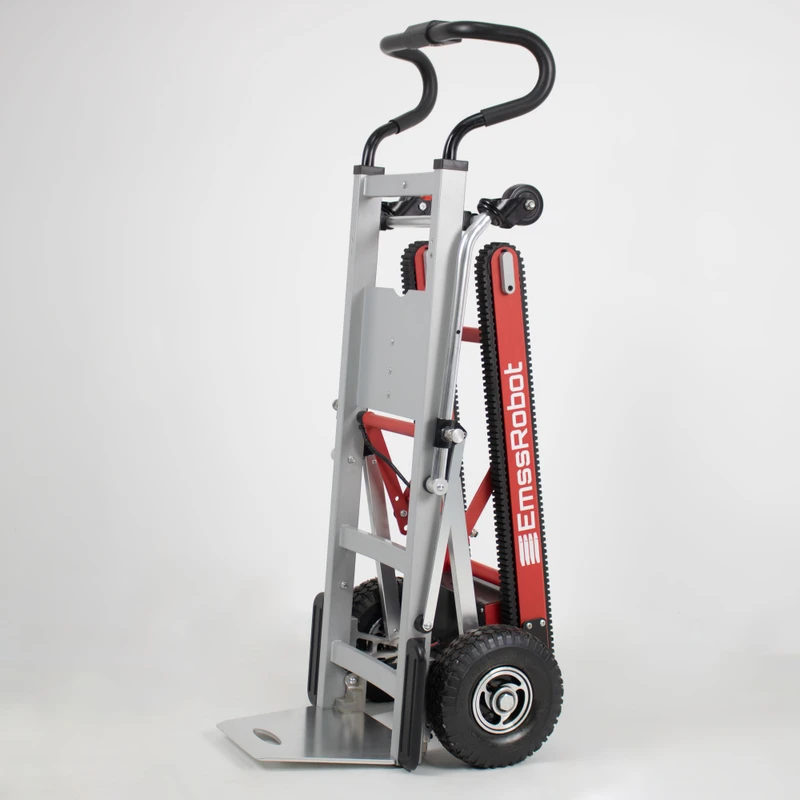 Heavy Duty Motorized Aluminium Trolley Electric Crawler Transport Foldable Stair Hand Trolley Warehouse Tools