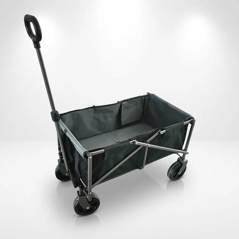 Heavy Duty Outdoor Folding Wagon Price New Industrial Use Trolley Cart for Pet Kids Camping Picnic Beach Garden