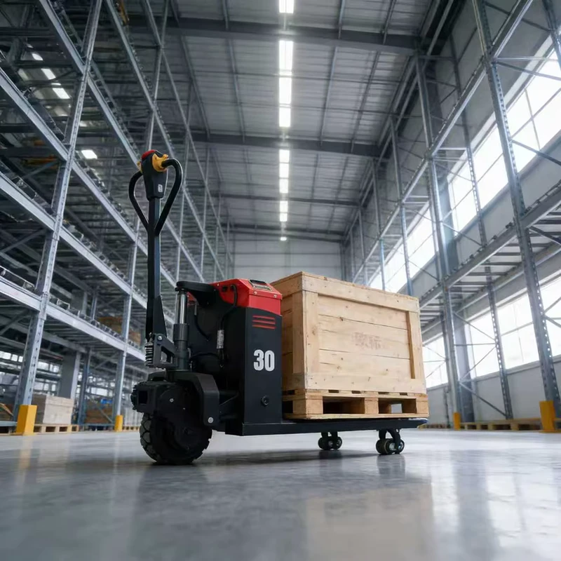Heavy Duty Pallet Truck for Material Handling in Industrial Warehouses