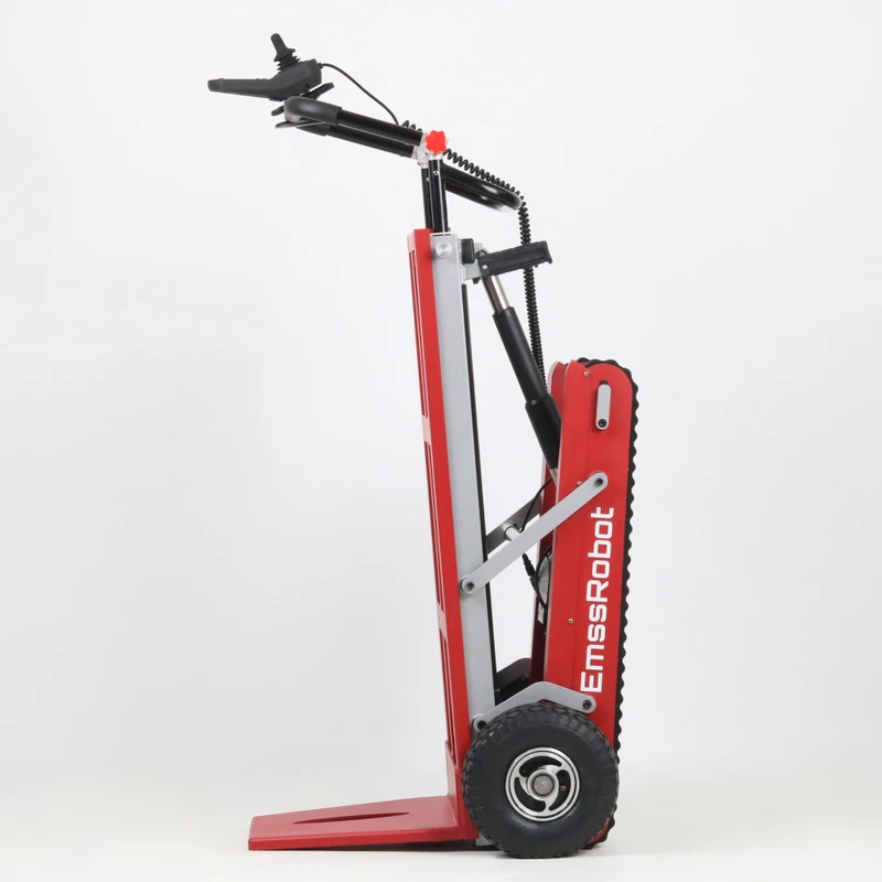 Heavy Duty Portable Foldable Electric Cargo Trolley Dolly with 250KG Load Capacity Aluminum Alloy Construction