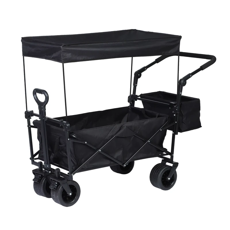 Heavy Duty Portable Foldable Utility Folding Outdoor Camping Wagon Cart