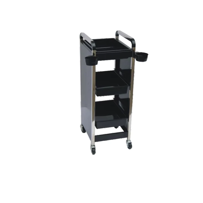 Heavy Duty Salon Trolley Customizable Logo Roomy Storage Guaranteed Premium Quality