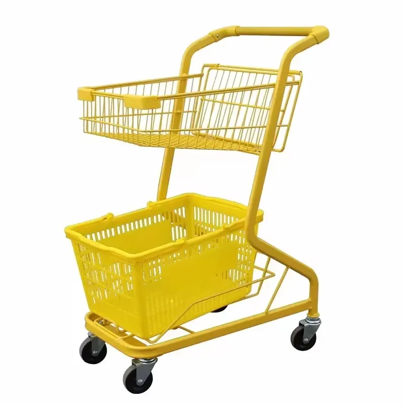 Heavy Duty Shopping Trolley for Super Market Grocery Shopping Cart