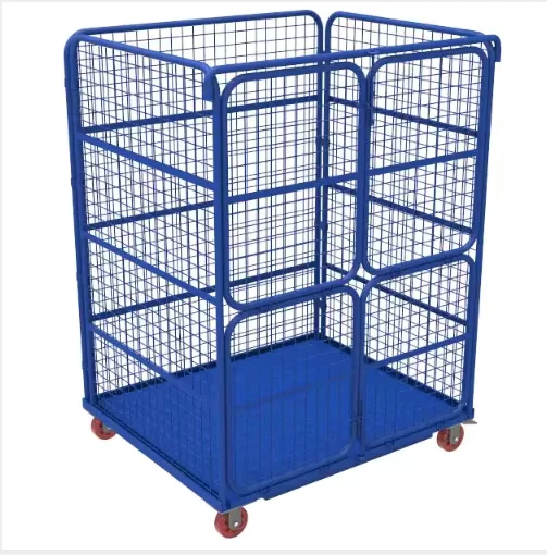 Heavy Duty Stacking Wire Mesh Cage Industrial Storage Container Pallet