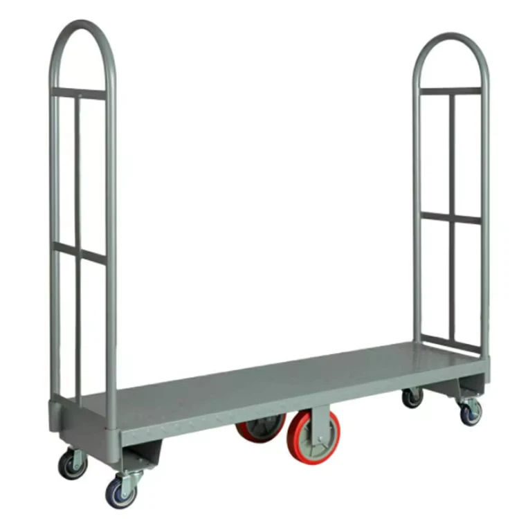 Heavy Duty Steel Dolly U Boat Utility Trolley Material Cart Platform Hand Truck