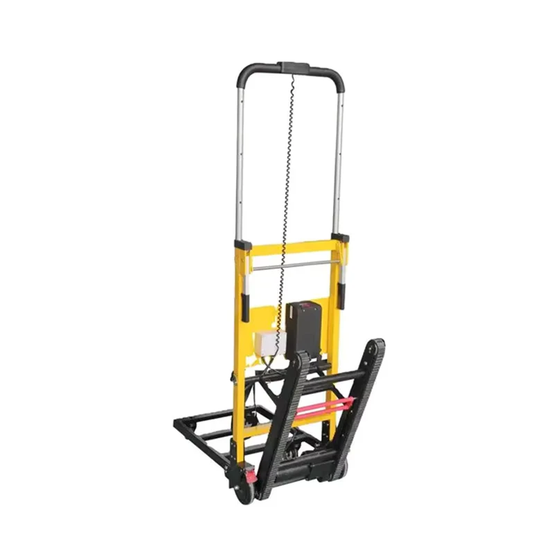 Heavy Duty Trolleys Cargo Stair Climbing Cart 180KG Load Foldable Hand Electric Stair Climber Goods Trolley