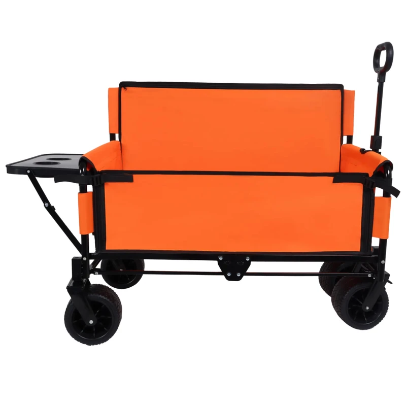 Heavy Duty Utility Folding Camping Trolley Carts Wagon Outdoor Use